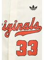 Košeľa adidas Originals Winter Shooter béžová farba, voľný strih, JM0514
