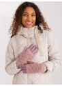 Wool Fashion Italia Gloves-AT-RK-2310.61-dark pink