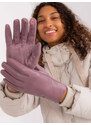 ITALY MODA Svetlofialové koženkové rukavice AT-RK-239501A.16-purple