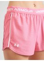 UNDER ARMOUR Športové nohavice 'Play-Up' ružová / biela
