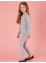Yups Girls' blouse basic grey