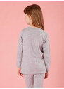 Yups Girls' blouse basic grey