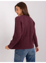 Wool Fashion Italia Sweater-AT-SW-2346-2.99P-Dark Purple