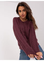 Wool Fashion Italia Sweater-AT-SW-2346-2.99P-Dark Purple