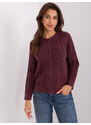 Wool Fashion Italia Sweater-AT-SW-2346-2.99P-Dark Purple