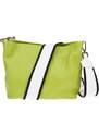 Zelená kožená talianska crossbody kabelka Batilda Verde Segnale s prídavným pruhom VII NovaKabelka.sk