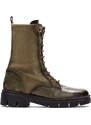 Luxusní kotníkové boty Hispanitas v army stylu Hispanitas HI254234 zelená