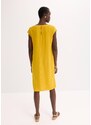 bonprix Šaty zo štruktúrovaného materiálu, farba žltá