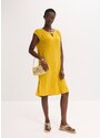bonprix Šaty zo štruktúrovaného materiálu, farba žltá