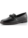 Tamaris mokasíny black leather 1-24200-42