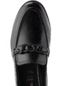 Tamaris mokasíny black leather 1-24200-42