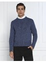 HUGO vlnený sveter siogul | oversize fit