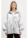 Bunda adidas Originals Ovzd Track Top strieborná farba, prechodná, KE9784