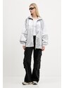 Bunda adidas Originals Ovzd Track Top strieborná farba, prechodná, KE9784