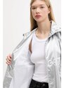 Bunda adidas Originals Ovzd Track Top strieborná farba, prechodná, KE9784