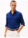 TOMMY HILFIGER Košeľa tmavomodrá / červená / biela