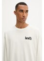 Bavlnené tričko s dlhým rukávom Levi's