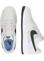 Nike Sportswear Nízke tenisky 'AIR FORCE 1 '07 LV8' modrosivá / svetlosivá / čierna / šedobiela