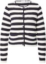 COMMA Kardigán čierna / biela