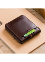 Bullcaptain elegantná kožená peňaženka Tyron Hnedá