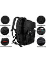 TOP FASHION Taktický batoh 25–45L – outdoorový ruksak s držákem lahve
