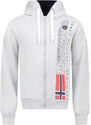 Geographical Norway Geografické Nórsko Fogora DB 100 M WZ3066H/GN-Gray sieťovaná mikina
