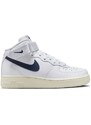Nike Air Force 1 '07 Mid "White Midnight Navy" Wmns - Dámske - Tenisky Nike - Biele - DD9625-105