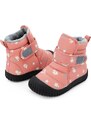 Jan & Jul Detské zimné topánky / Toasty-Dry Booties Apricot Flower / BTB-AFL