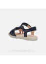 Dark Blue Girls' Sandals Geox Haiti - Girls
