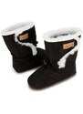 Jan & Jul Zateplené capáčky na zimu / Stay-Put Winter Booties / BSW-BLK Black