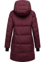 MARIKOO Zimný kabát 'Kaituu XVI' vínovo červená
