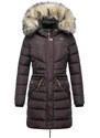 NAVAHOO Zimný kabát 'Paula' hnedá