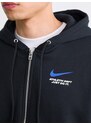Nike Sportswear Tepláková bunda 'CLUB' modrá / čierna / biela