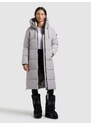 khujo Zimný kabát 'Nalu' svetlosivá