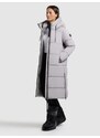 khujo Zimný kabát 'Nalu' svetlosivá
