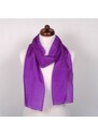 Pranita Hodvábny šál jednofarebný fialový II