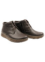 Dámské kotníkové boty polské značky, hnědé – HELIOS Komfort 793