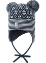 Detská vlnená čiapka Reima Kuuru tmavomodrá farba, 5300215B