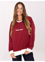 RELEVANCE Blouse-RV-BZ-A878.51-burgundy