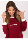 RELEVANCE Blouse-RV-BZ-A878.51-burgundy