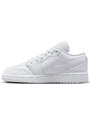 Air Jordan 1 Low "Triple White" (GS) - Detské - Tenisky Jordan - Biele - 553560-136