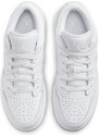 Air Jordan 1 Low "Triple White" (GS) - Detské - Tenisky Jordan - Biele - 553560-136