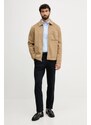 Košeľa Tommy Hilfiger modrá farba, slim, s golierom button-down, MW0MW40458
