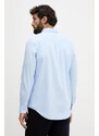 Košeľa Tommy Hilfiger modrá farba, slim, s golierom button-down, MW0MW40458