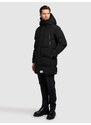 khujo Zimný kabát 'Morse3' čierna