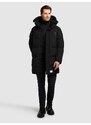 khujo Zimný kabát 'Morse3' čierna