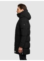 khujo Zimný kabát 'Morse3' čierna
