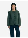 Thinking MU Zimná bunda 'Ayo' tmavozelená