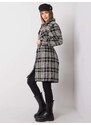 FPrice Dámsky kabát LK EN 508342 2.68 čiernobiely