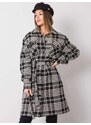 FPrice Dámsky kabát LK EN 508342 2.68 čiernobiely